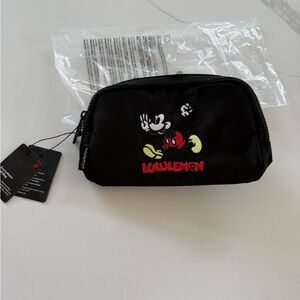 lululemon Black Mickey Mouse belt bag